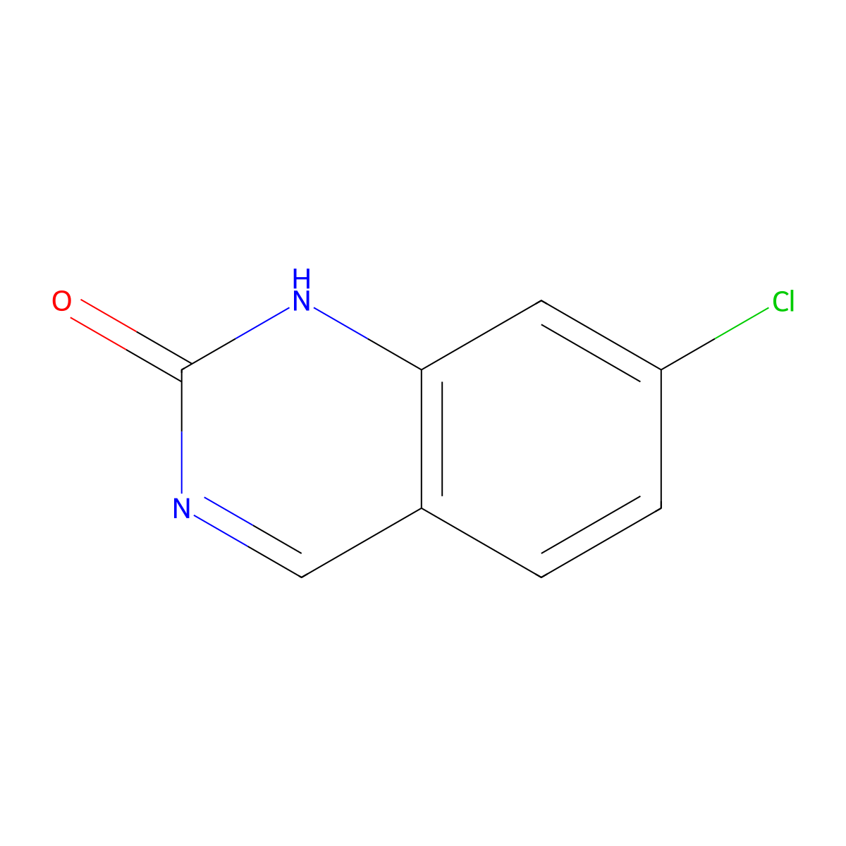 7-chloroquinazolin-2(1H)-one molecular structure, CAS 60610-14-2
