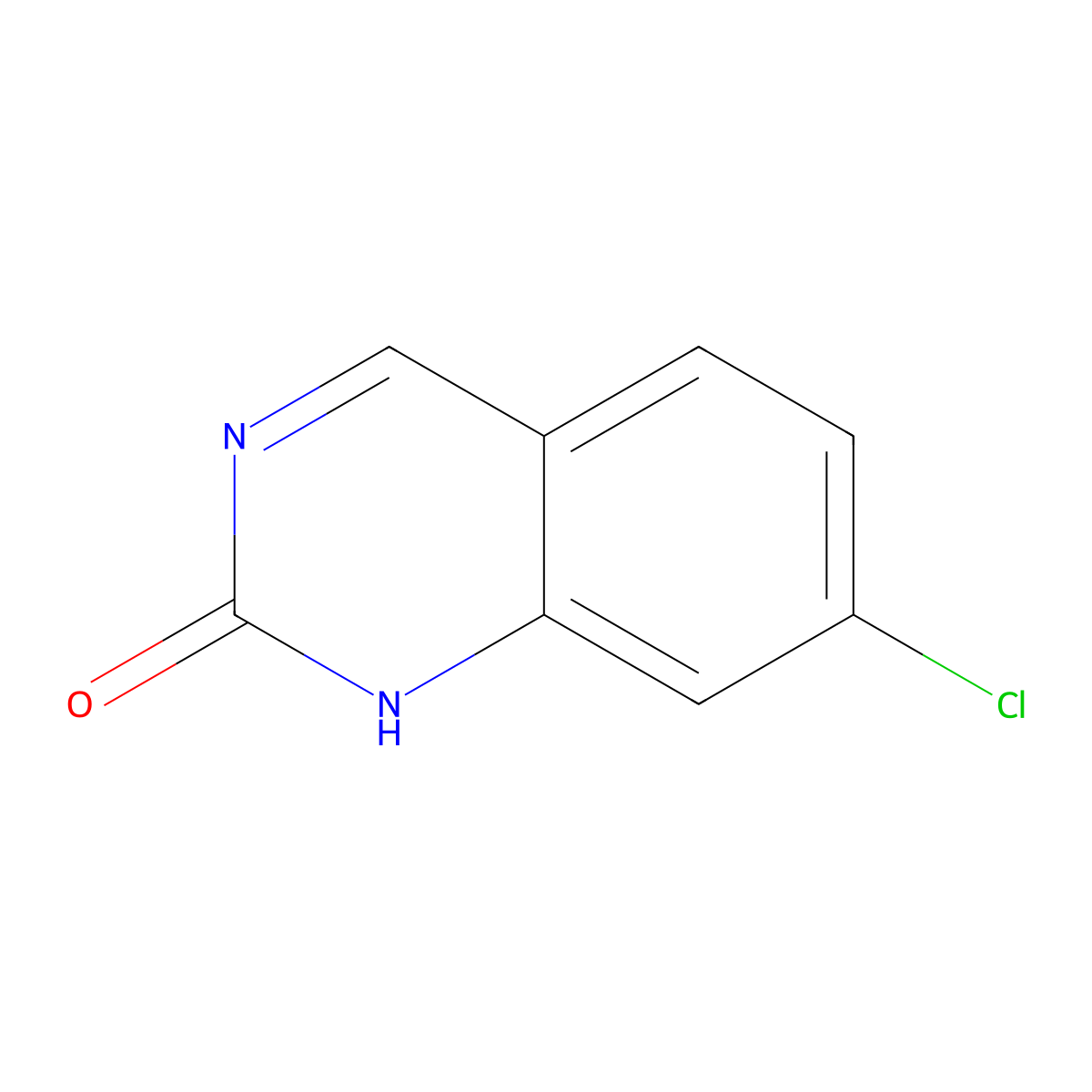 7-chloroquinazolin-2(1H)-one molecular structure, CAS 60610-14-2