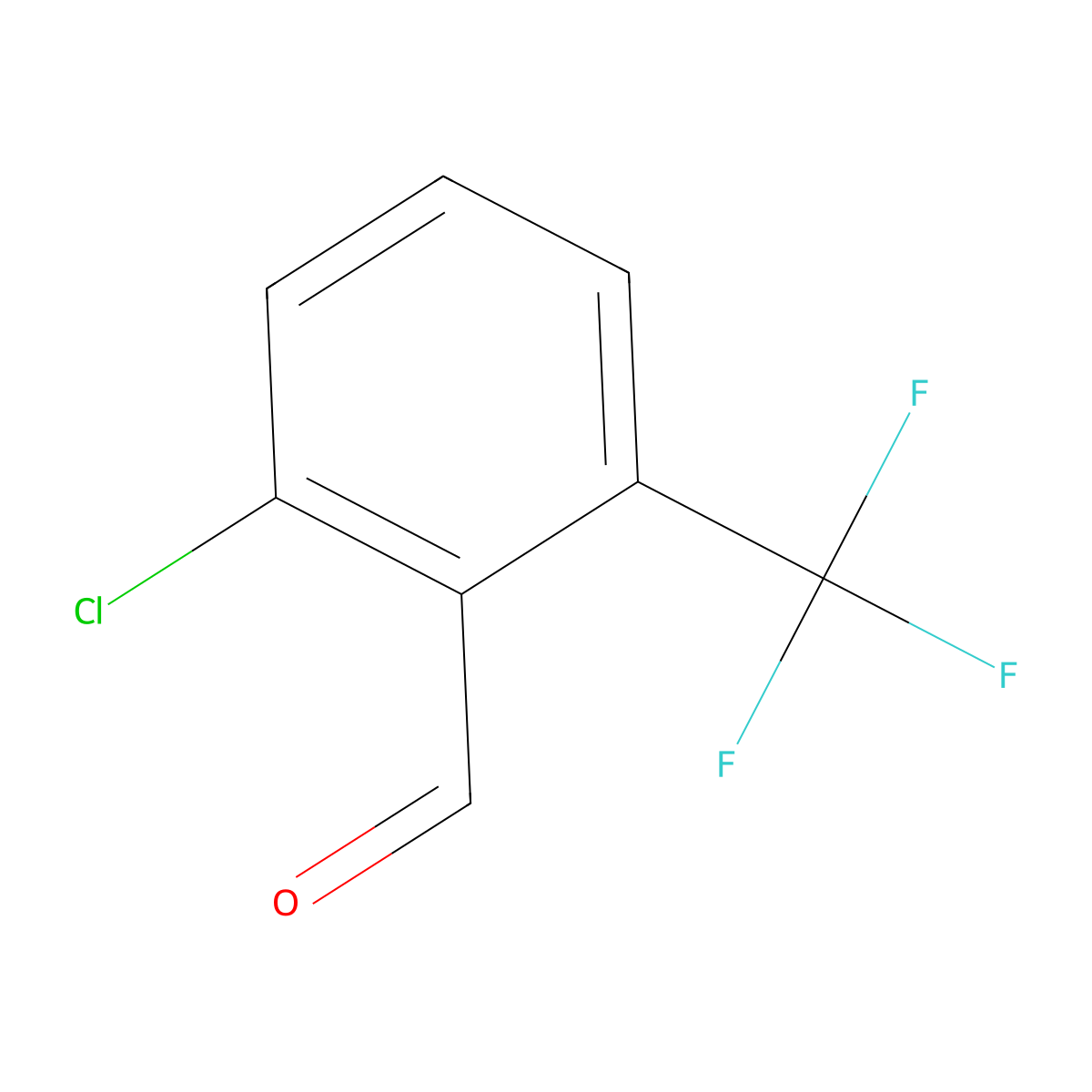 2-Chloro-6-(trifluoromethyl)benzaldehyde molecular structure, CAS 60611-22-5