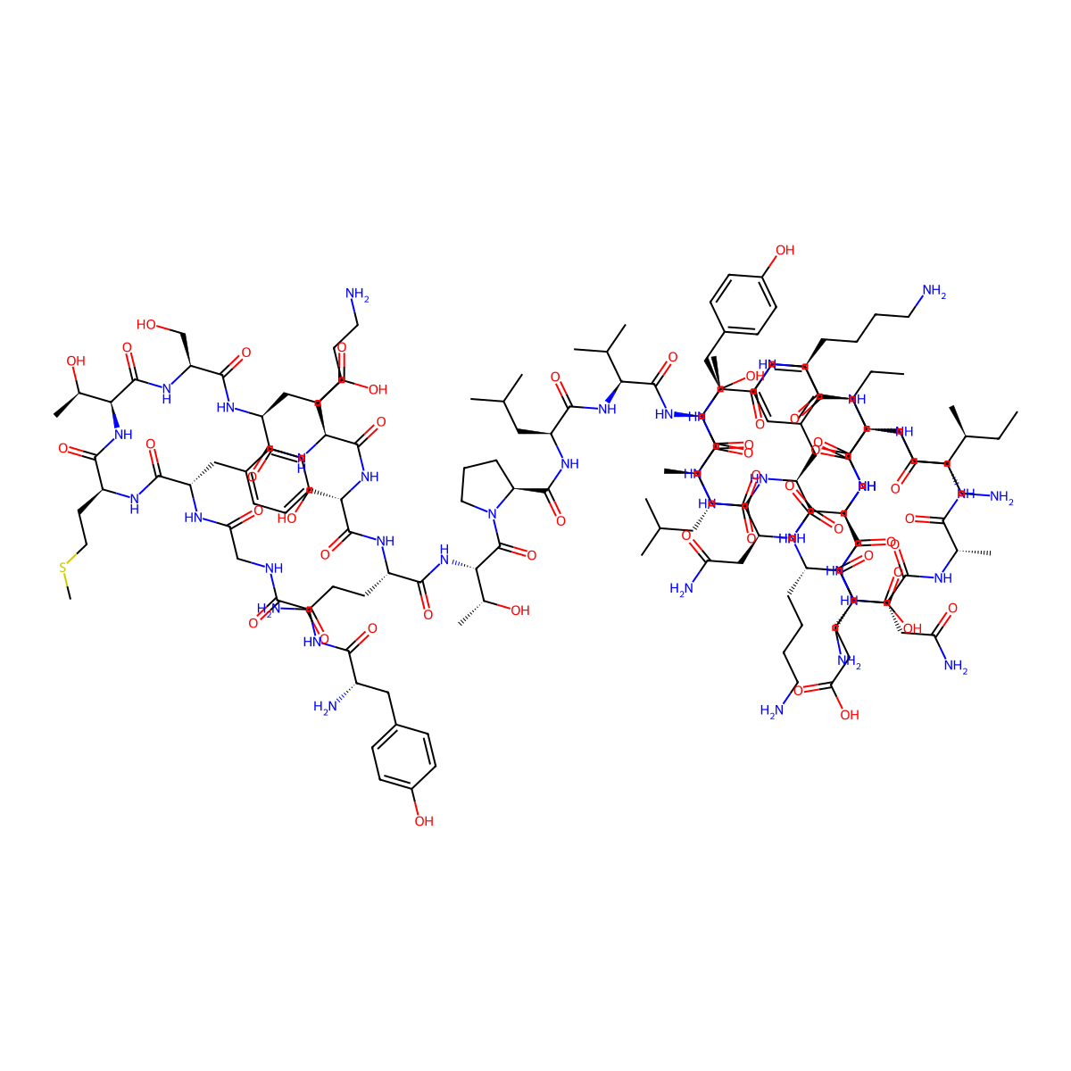 Beta-Endorphin molecular structure, CAS 60617-12-1