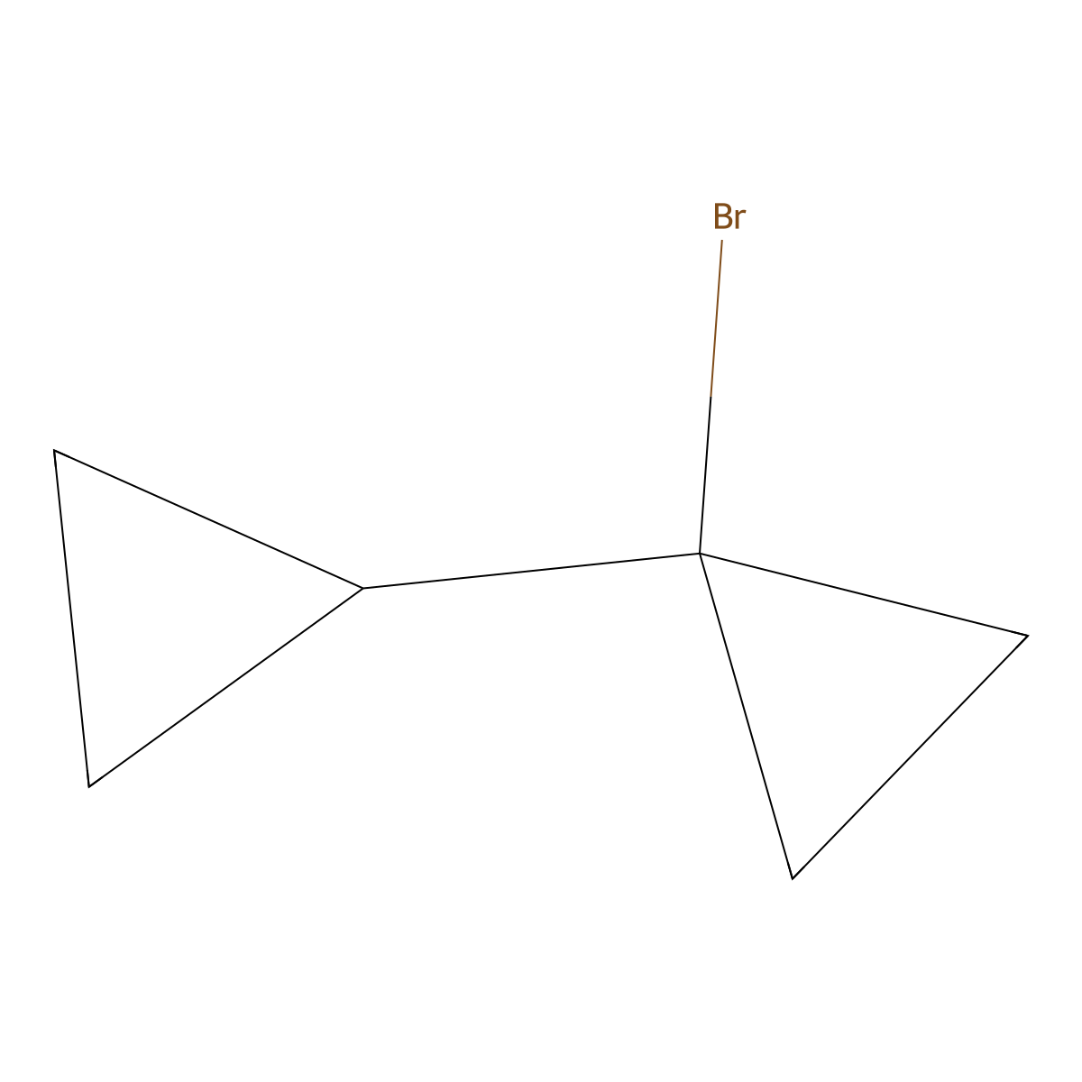 1-Bromo-1,1'-bi(cyclopropane) molecular structure, CAS 60629-95-0