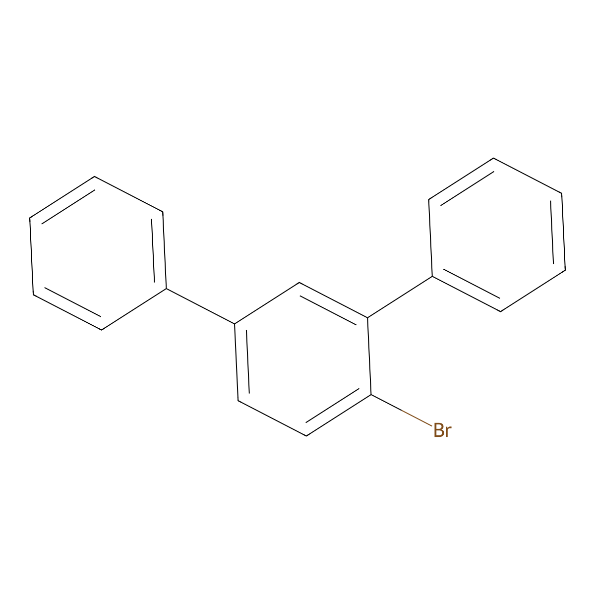 1-Bromo-2,4-diphenyl-benzene molecular structure, CAS 60631-83-6