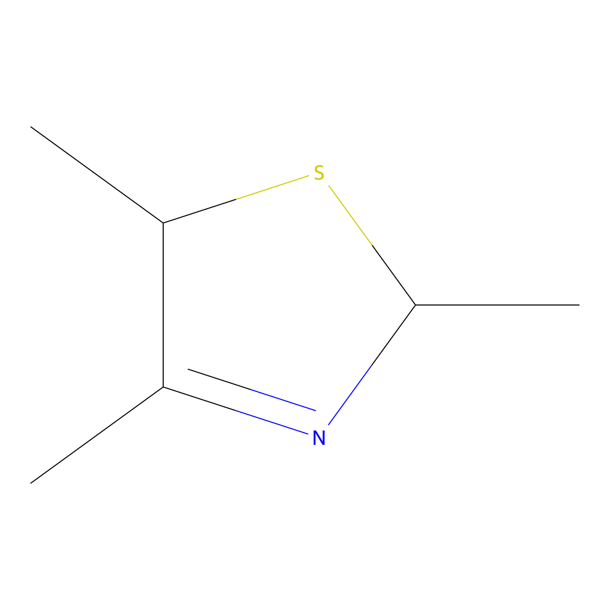 2,4,5-Trimethyl-2,5-dihydro-1,3-thiazole molecular structure, CAS 60633-24-1