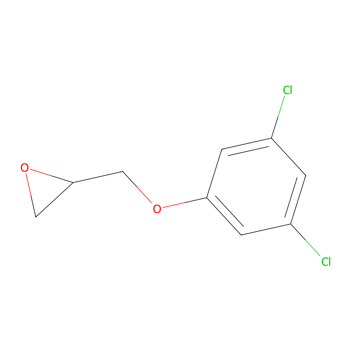 2-[(3,5-Dichlorophenoxy)methyl]oxirane molecular structure, CAS 60633-37-6