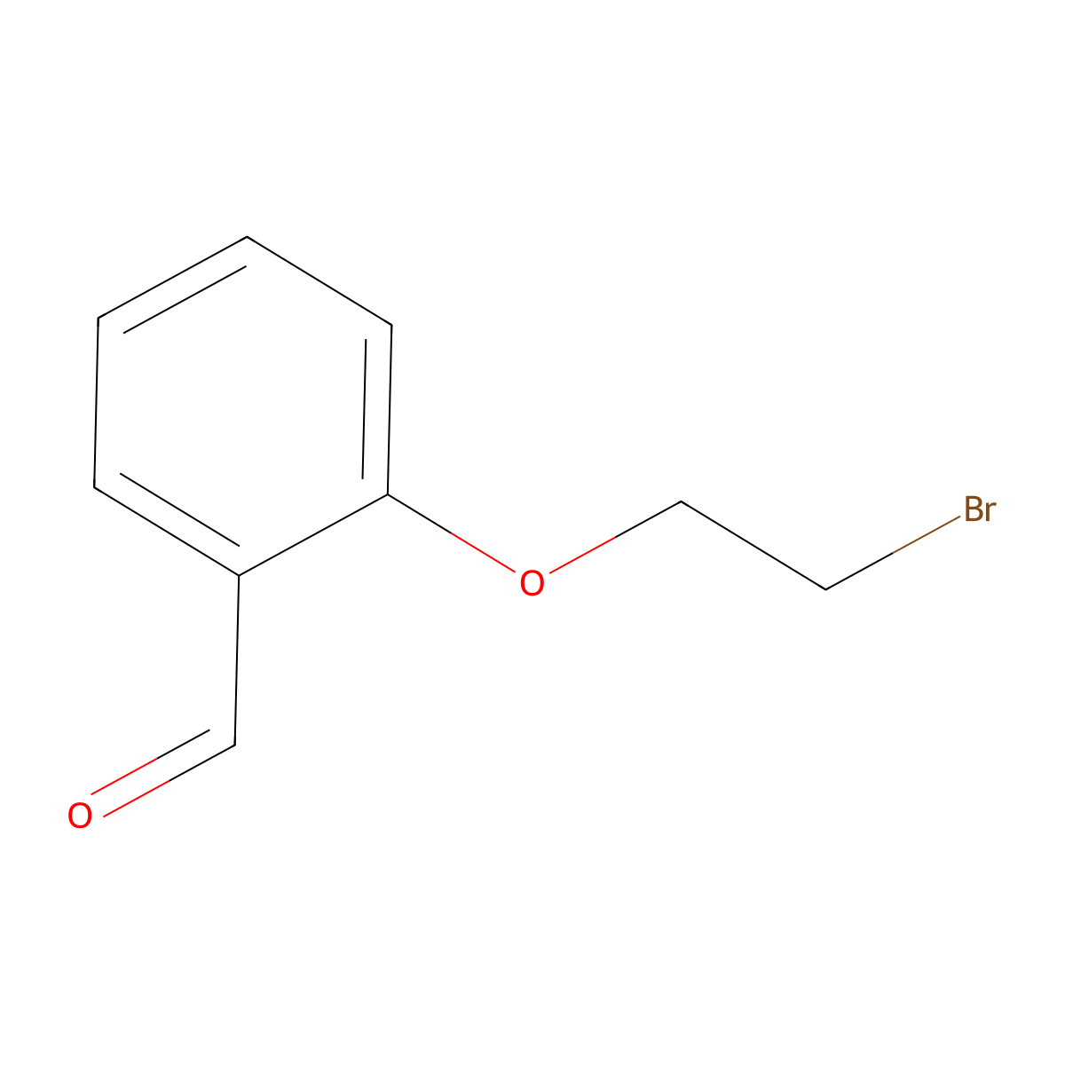 2-(2-Bromoethoxy)benzaldehyde molecular structure, CAS 60633-78-5