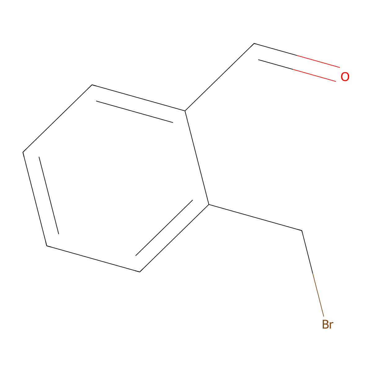 2-(Bromomethyl)benzaldehyde molecular structure, CAS 60633-91-2