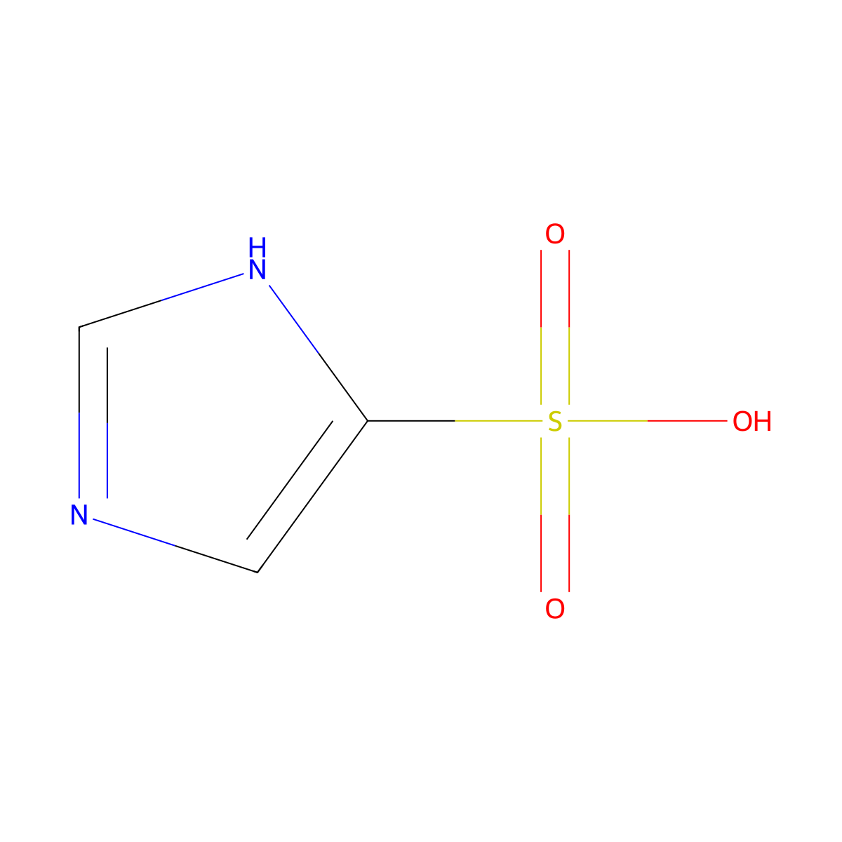 1H-Imidazole-5-sulfonic acid molecular structure, CAS 60634-74-4