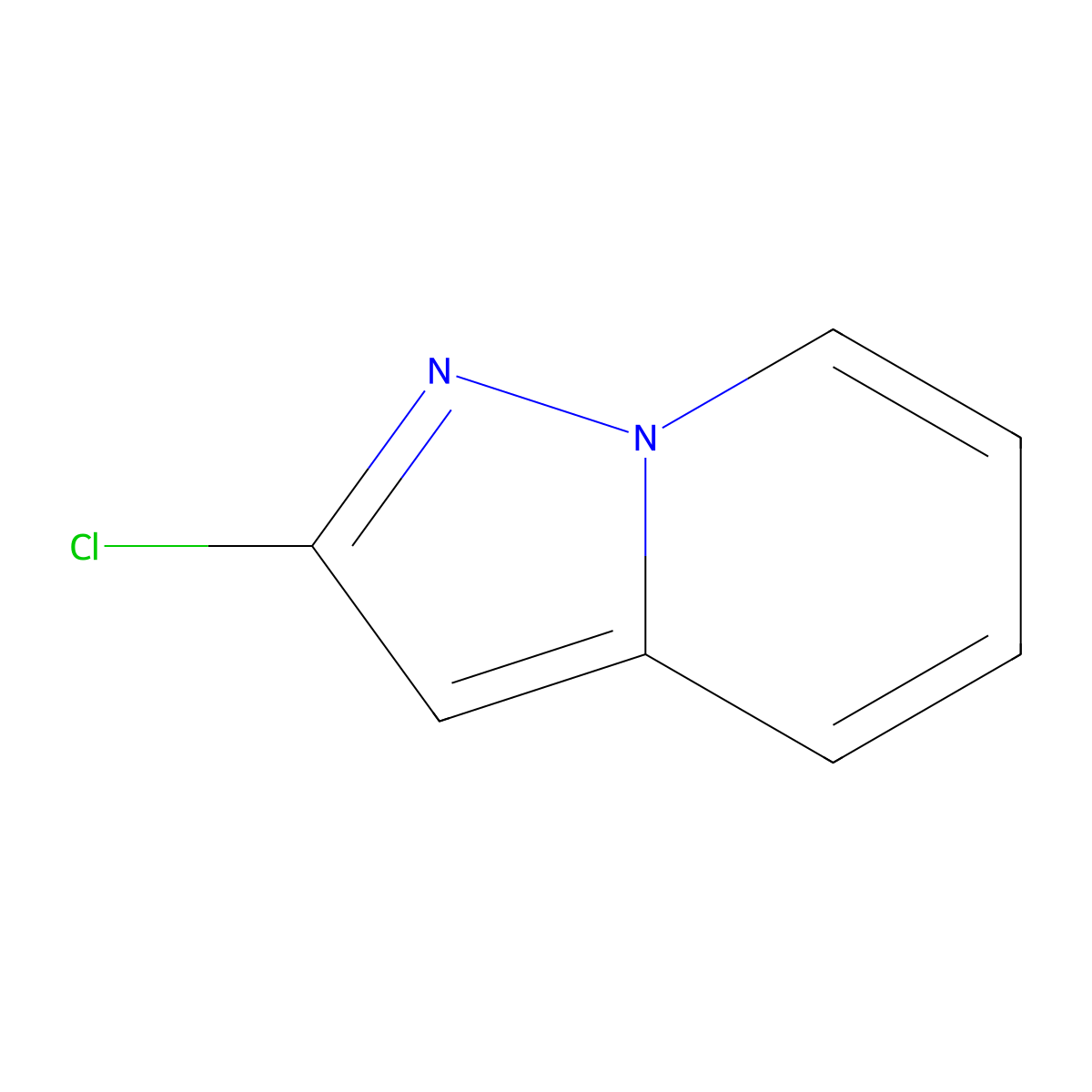 2-Chloropyrazolo[1,5-a]pyridine molecular structure, CAS 60637-33-4