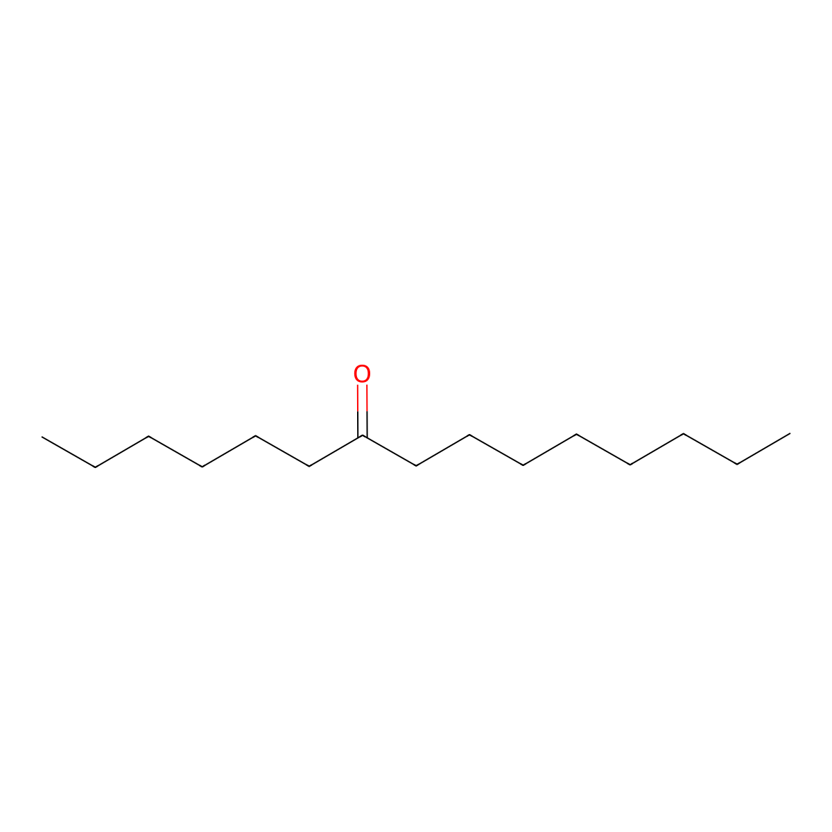 7-Pentadecanone molecular structure, CAS 6064-38-6