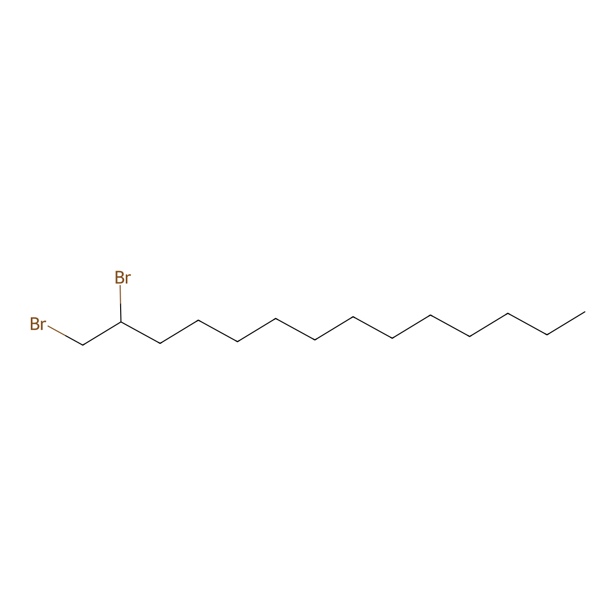 1,2-Dibromotetradecane molecular structure, CAS 6064-45-5