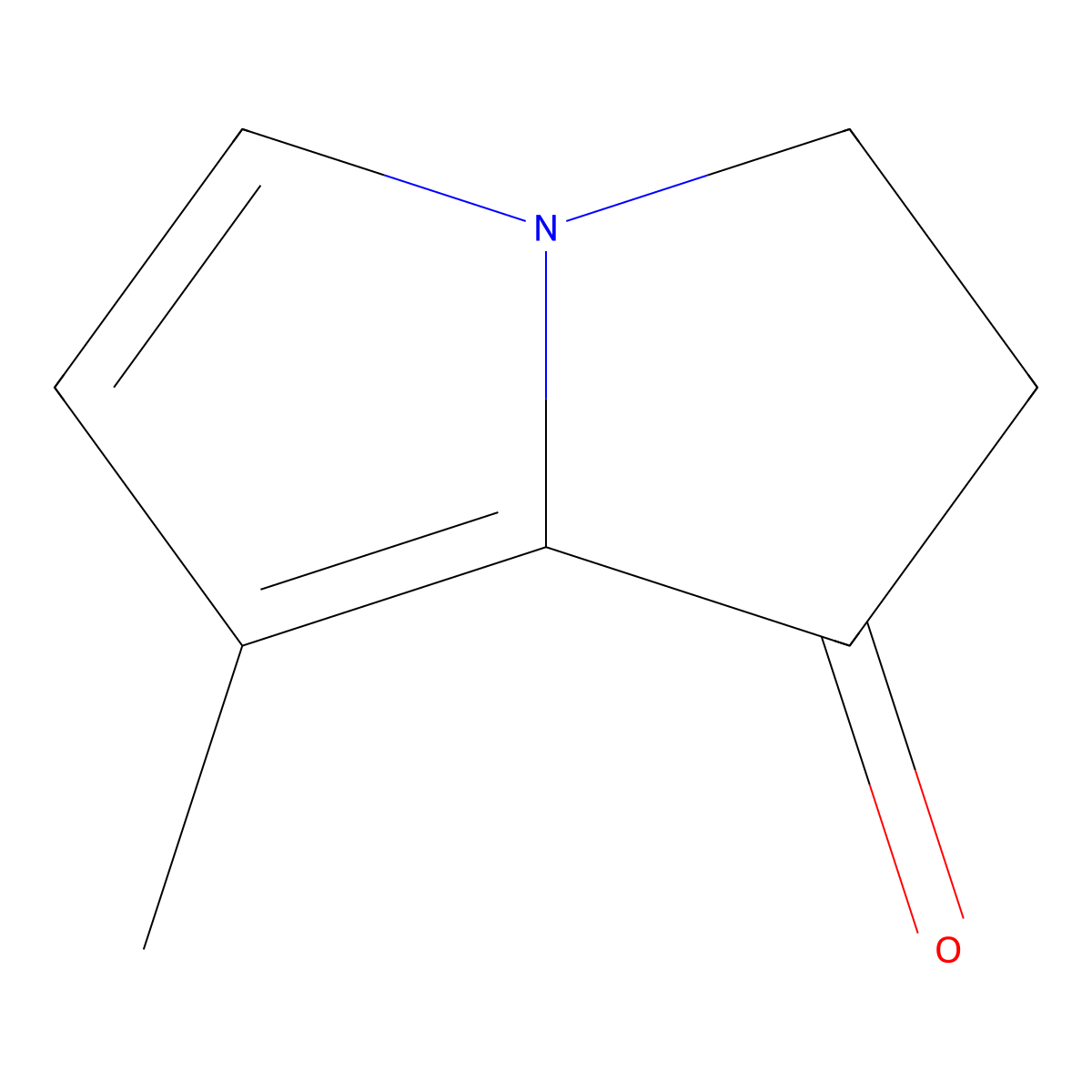 2,3-Dihydro-7-methyl-1H-pyrrolizin-1-one molecular structure, CAS 6064-85-3