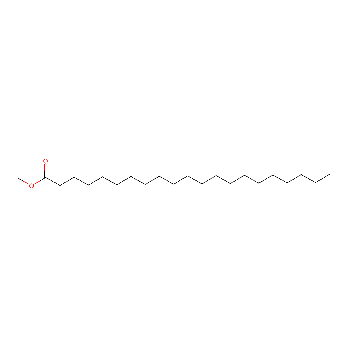 Methyl henicosaneate molecular structure, CAS 6064-90-0
