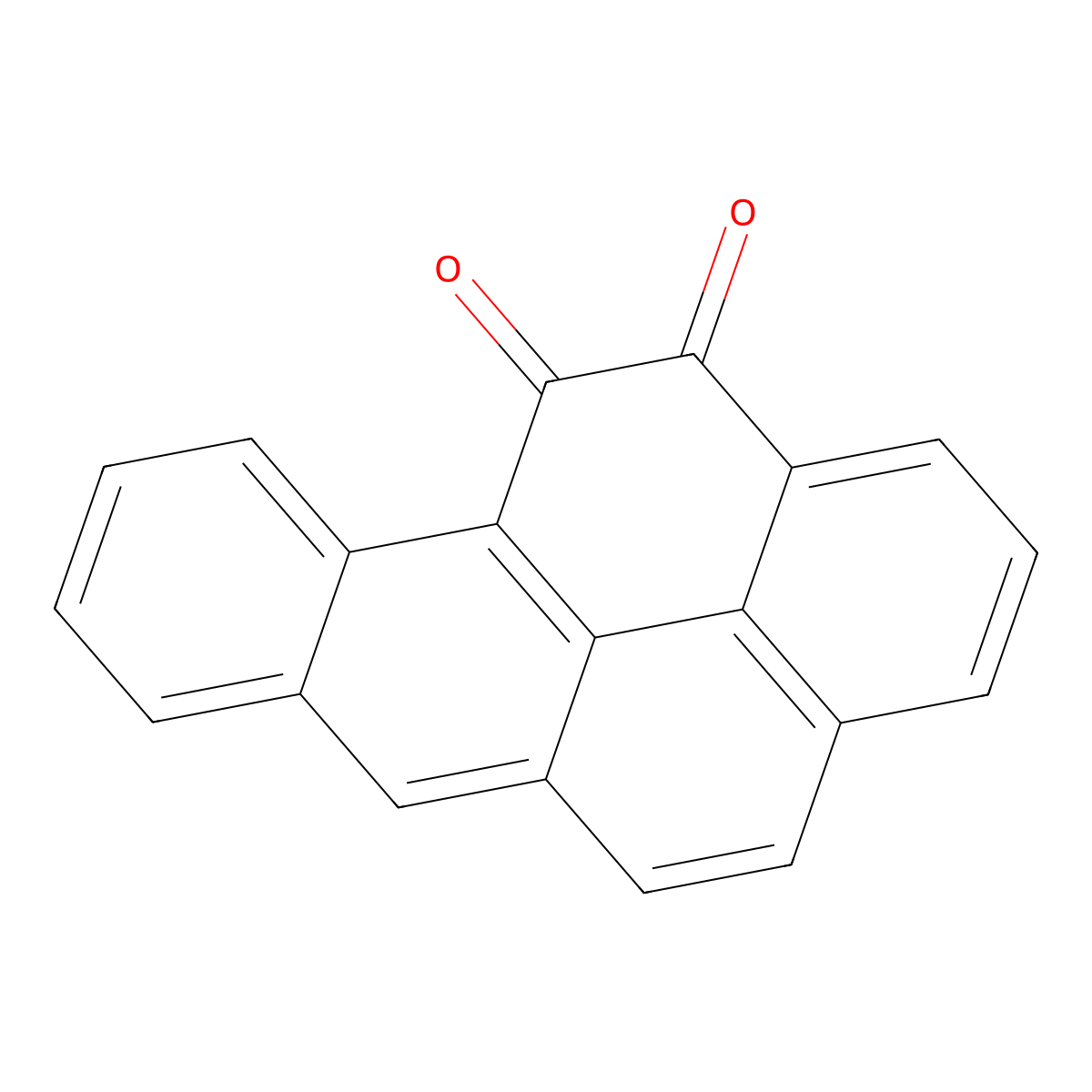 Benzo(a)pyrene-11,12-dione molecular structure, CAS 60657-26-3