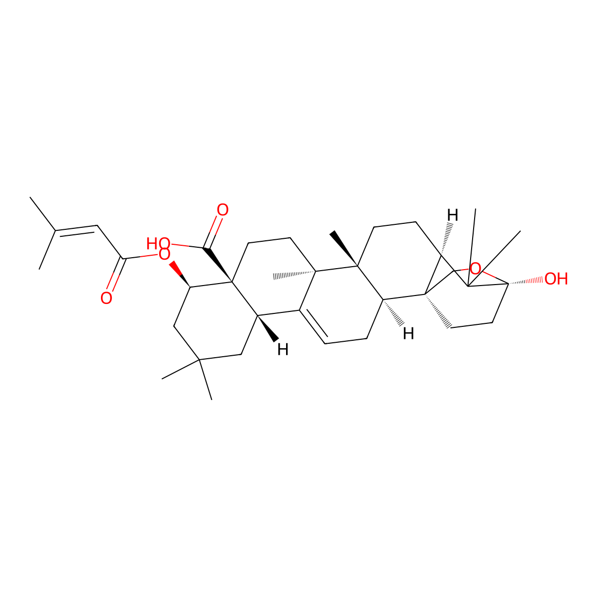 Lantanilic acid molecular structure, CAS 60657-41-2