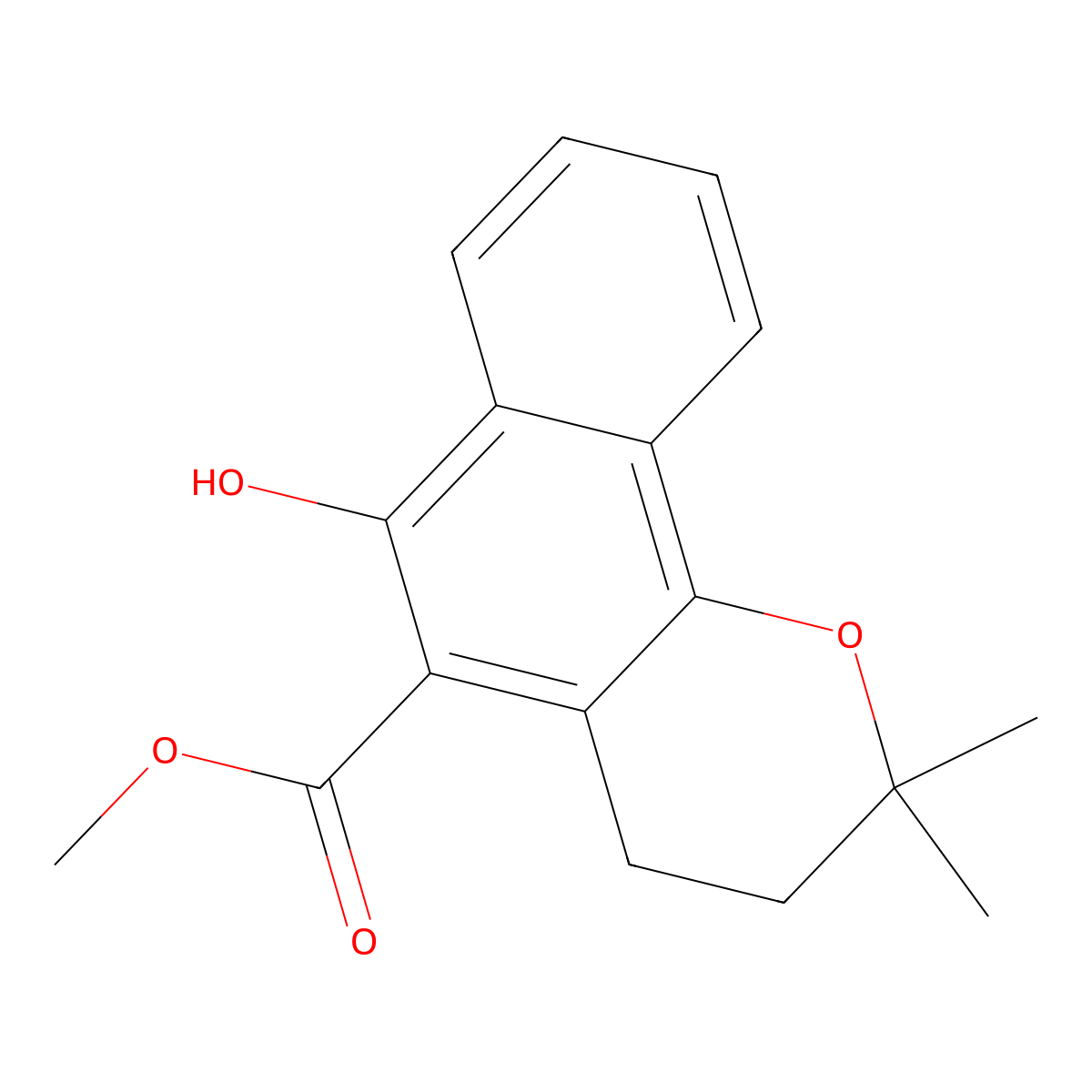 Dihydromollugin molecular structure, CAS 60657-93-4