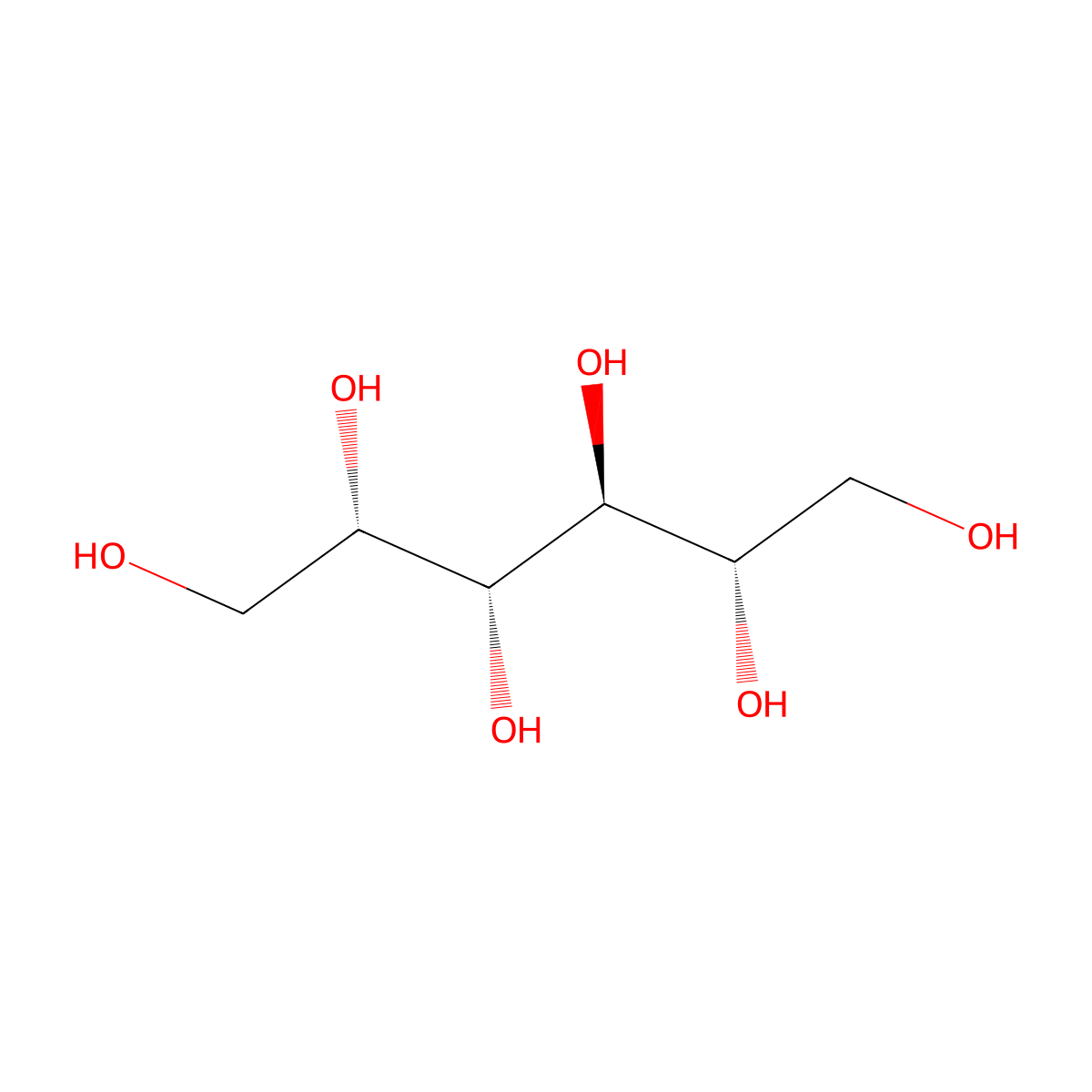 L-Altritol molecular structure, CAS 60660-58-4