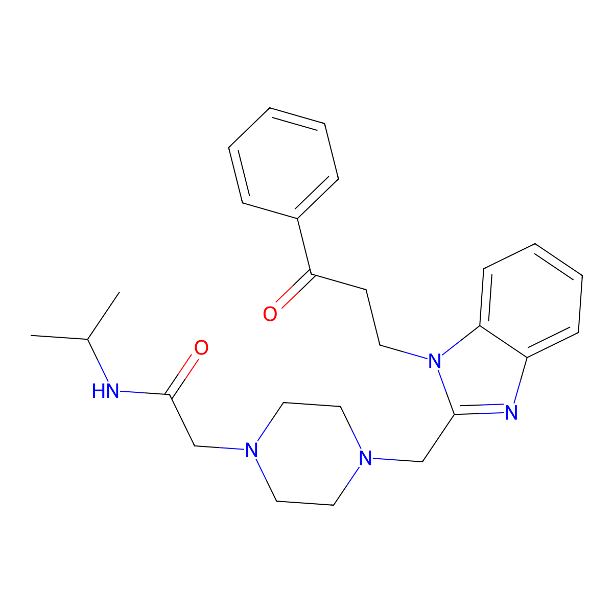 Nilprazole molecular structure, CAS 60662-19-3