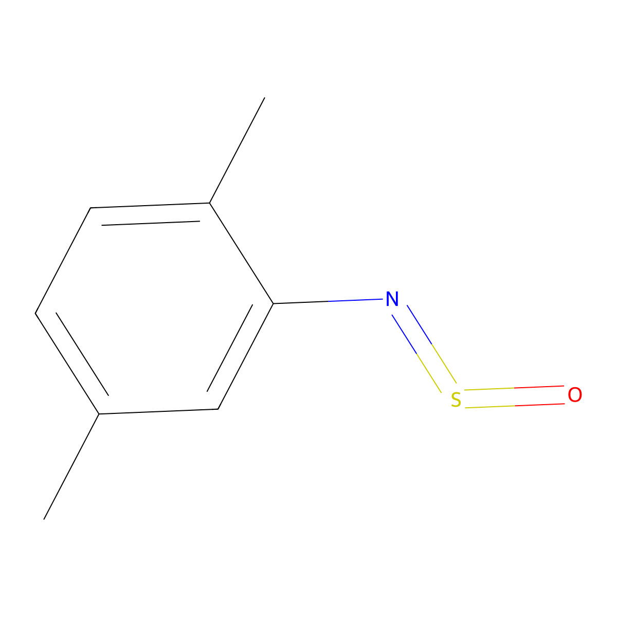 1,4-Dimethyl-2-(sulfinylamino)benzene molecular structure, CAS 60669-05-8