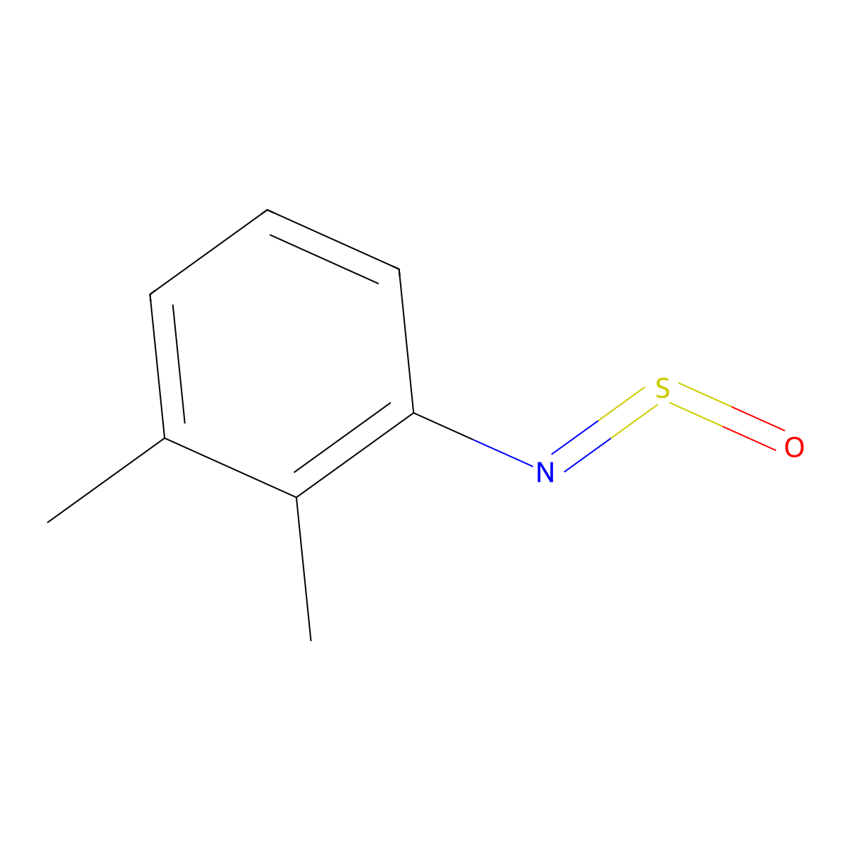 1,2-Dimethyl-3-(sulfinylamino)benzene molecular structure, CAS 60669-06-9