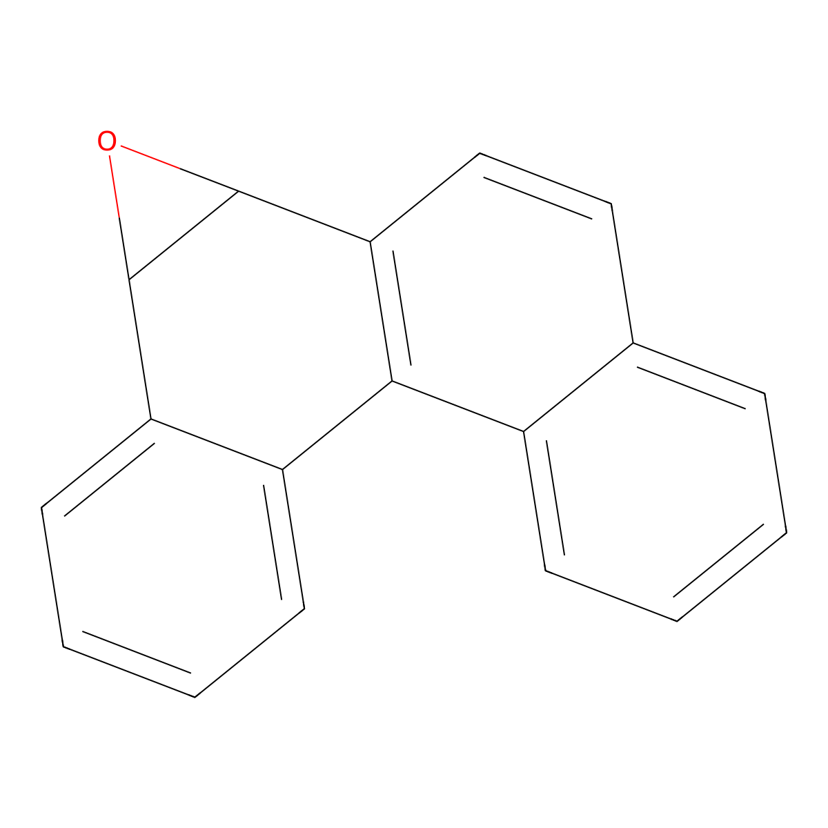 Benzo(c)phenanthrene 5,6-oxide molecular structure, CAS 60692-90-2