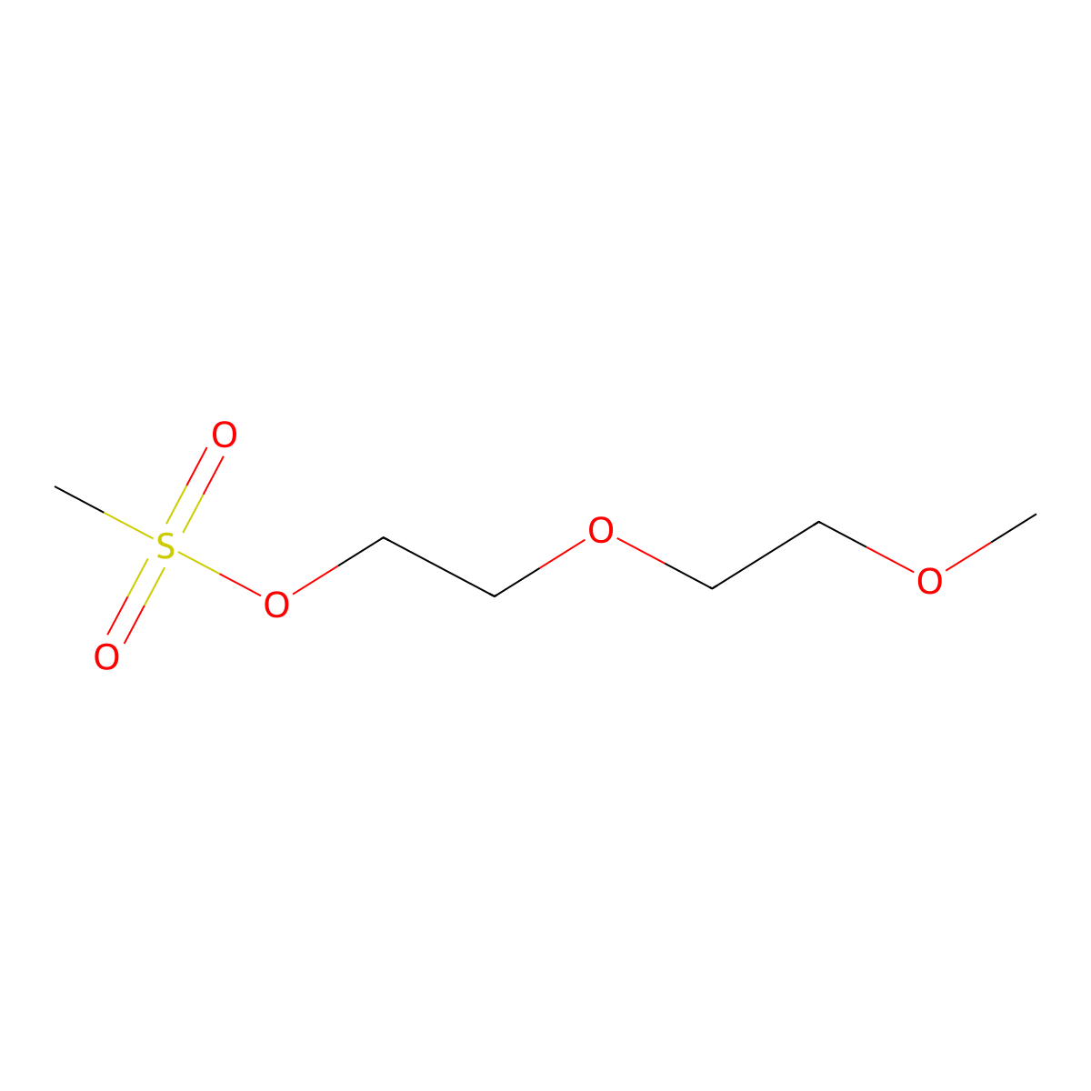 2-(2-Methoxyethoxy)ethyl methanesulfonate molecular structure, CAS 60696-83-5
