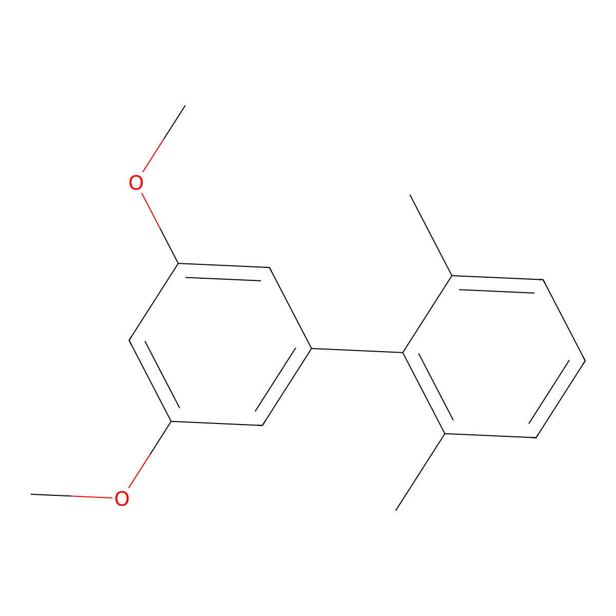 3',5'-Dimethoxy-2,6-dimethyl-1,1'-biphenyl molecular structure, CAS 606970-71-2