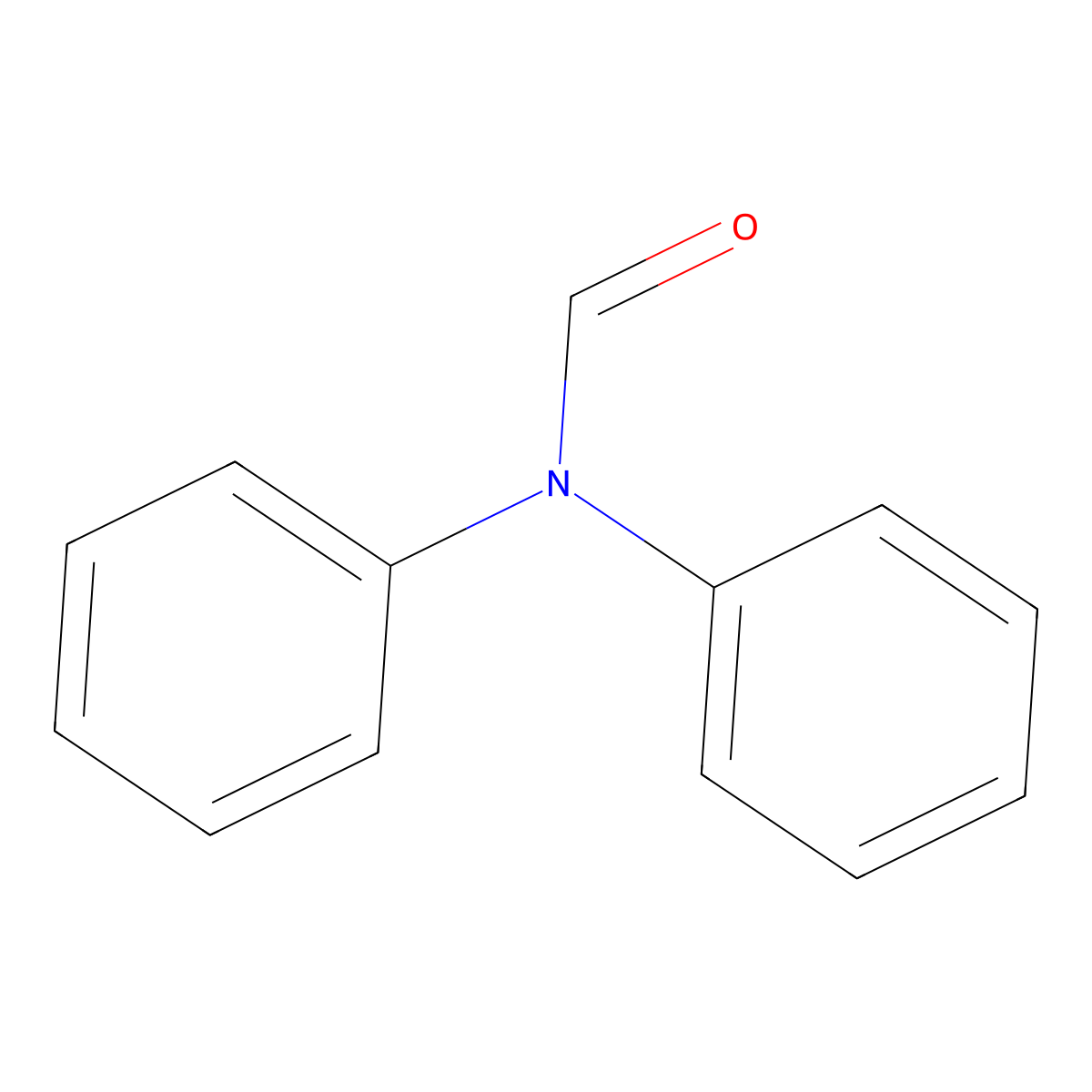Diphenylformamide molecular structure, CAS 607-00-1