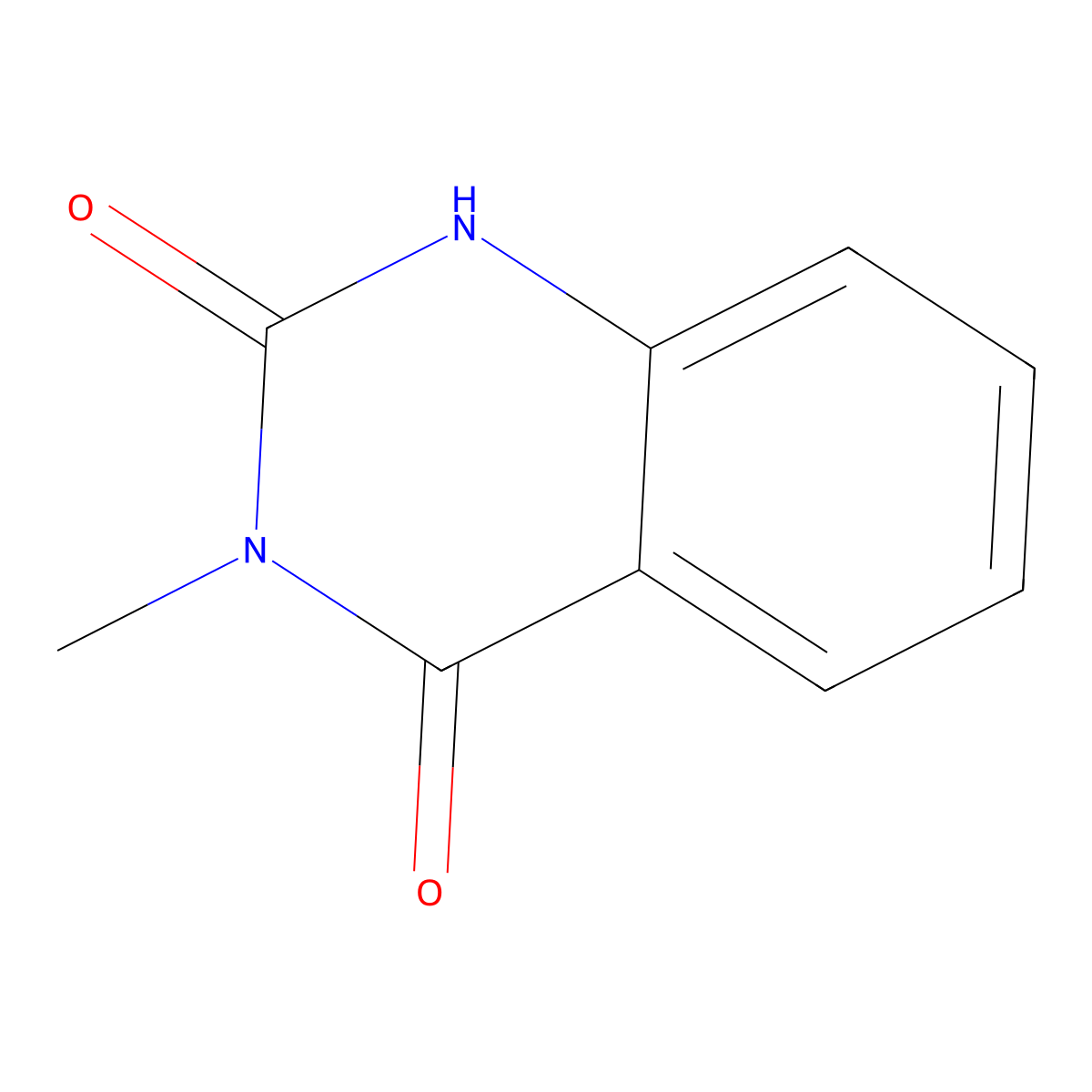 3-Methyl-1,2,3,4-tetrahydroquinazoline-2,4-dione molecular structure, CAS 607-19-2