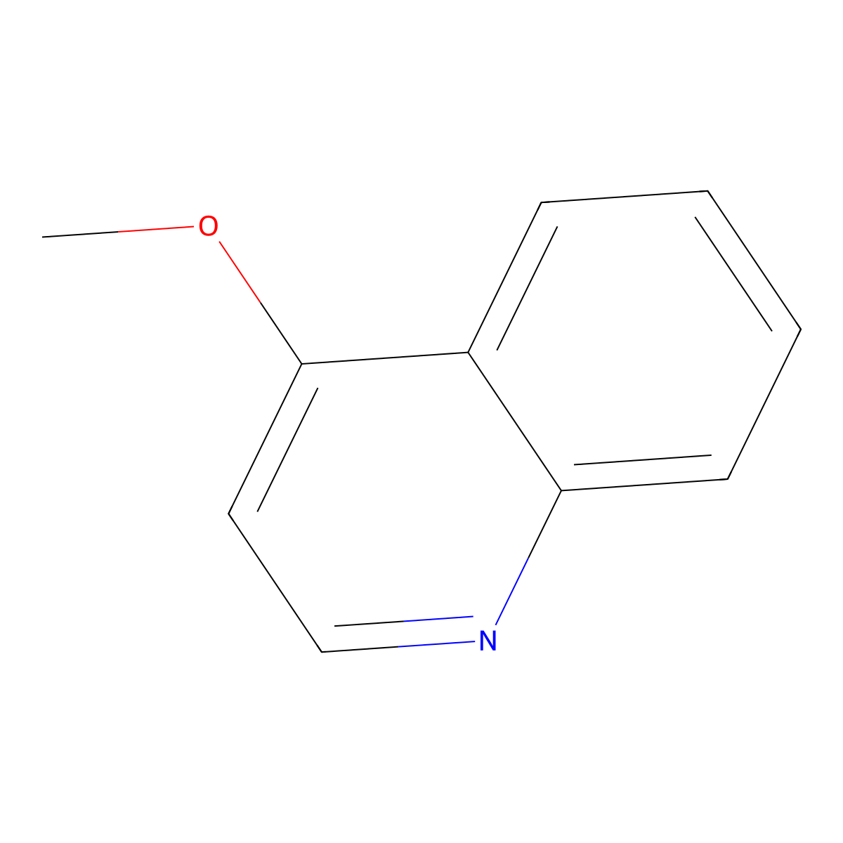 4-Methoxyquinoline molecular structure, CAS 607-31-8