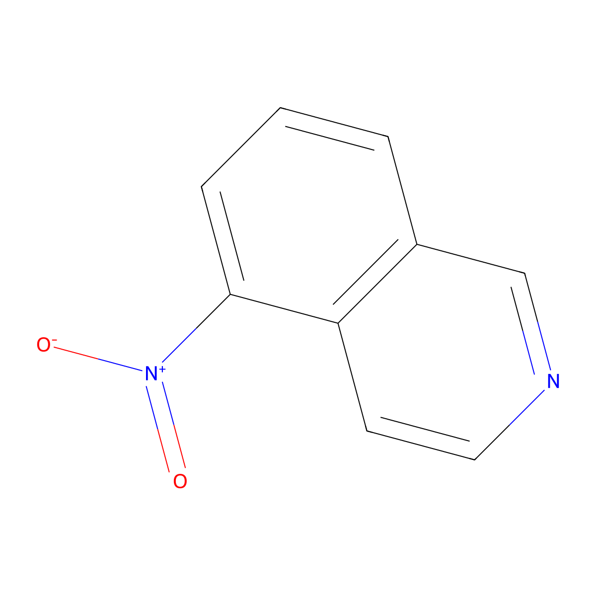 5-Nitroisoquinoline molecular structure, CAS 607-32-9