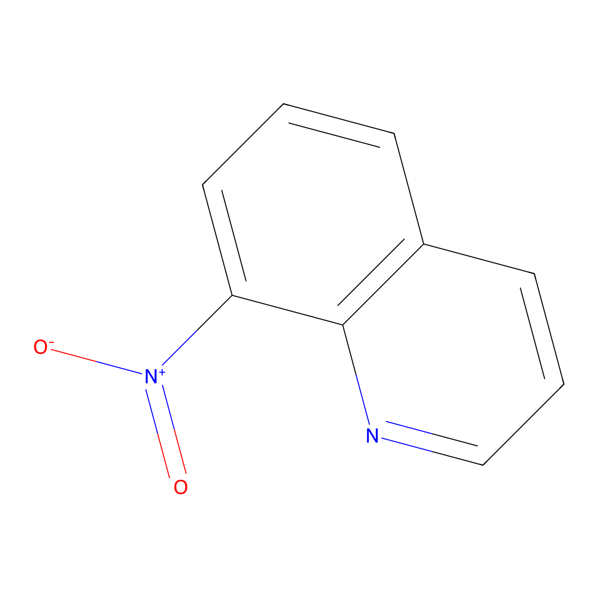 8-Nitroquinoline molecular structure, CAS 607-35-2