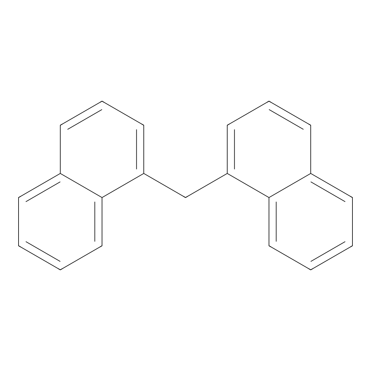 Methylenedinaphthalene molecular structure, CAS 607-50-1