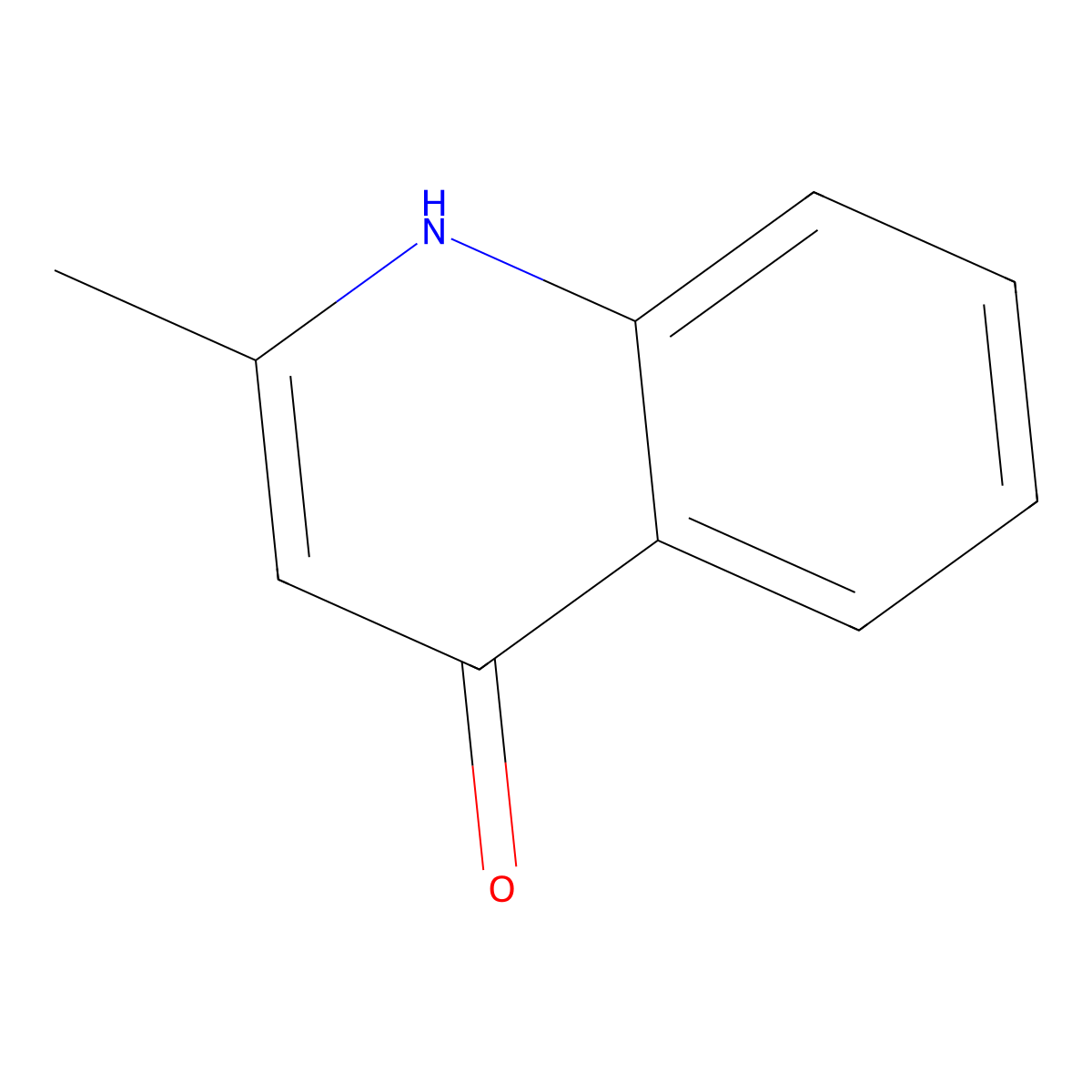 2-Methylquinolin-4-ol molecular structure, CAS 607-67-0