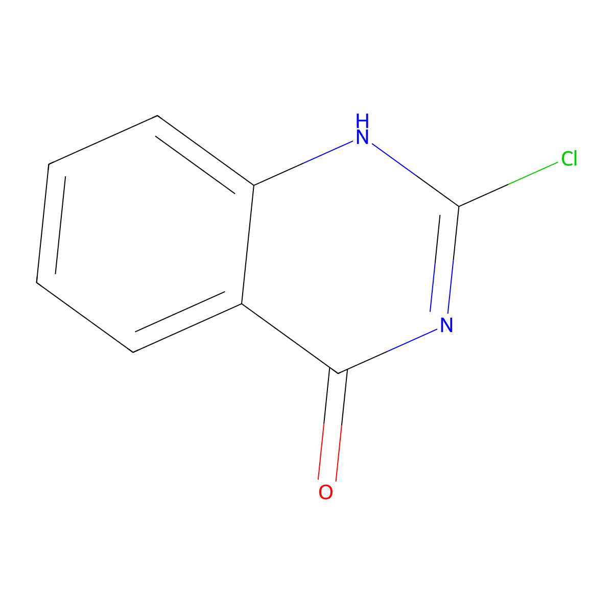 2-chloro-1H-quinazolin-4-one molecular structure, CAS 607-69-2