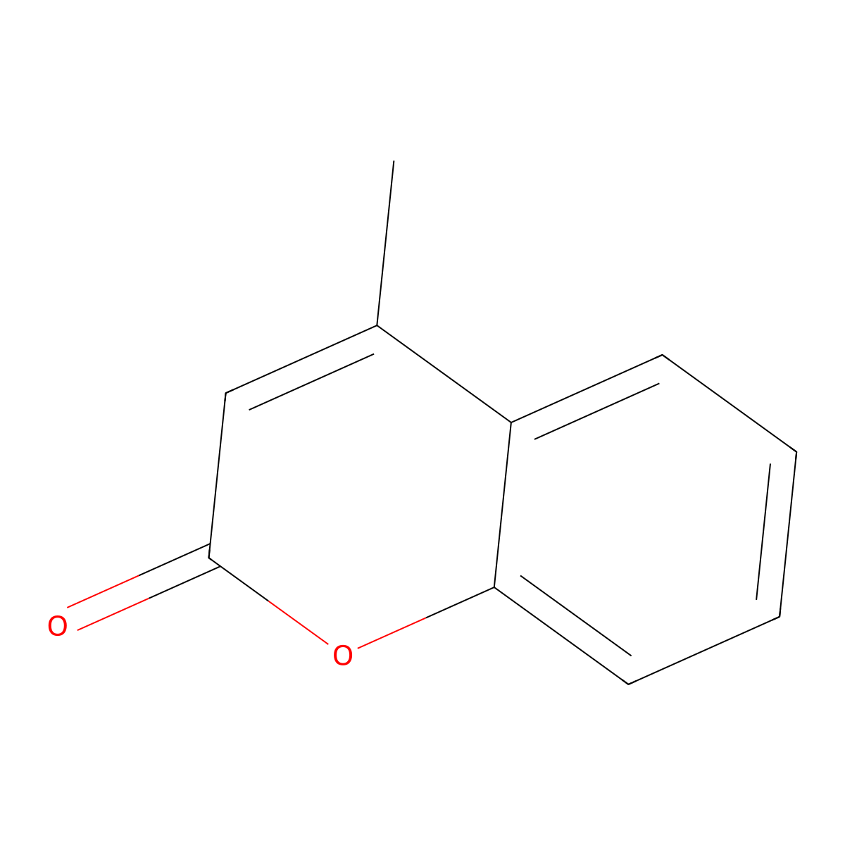 4-Methylcoumarin molecular structure, CAS 607-71-6