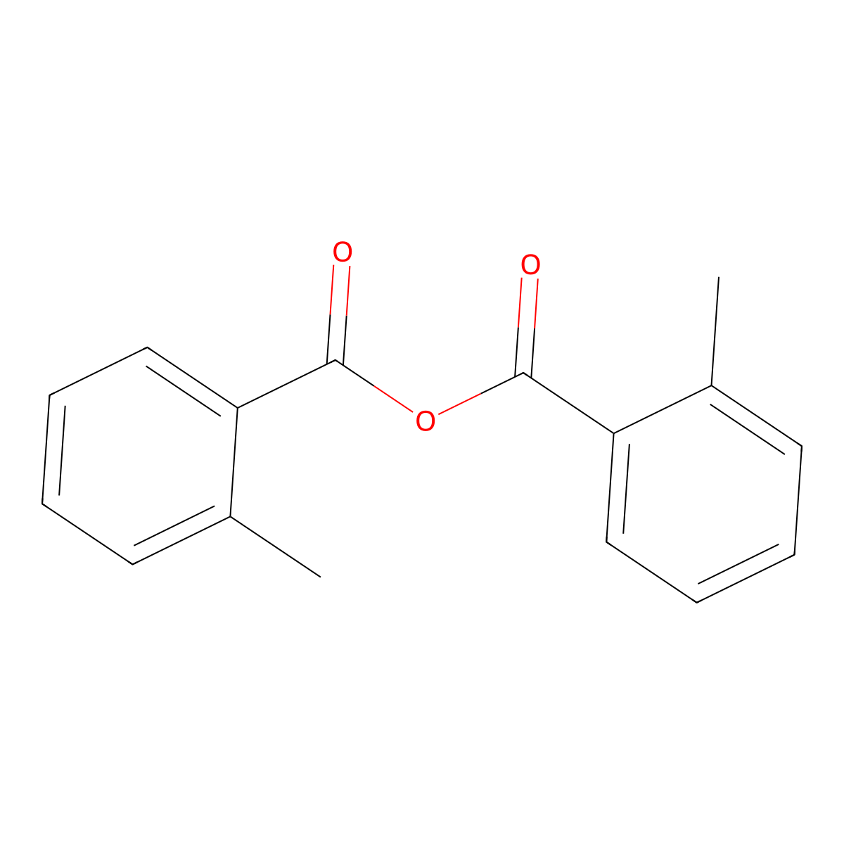 2-Methylbenzoic Anhydride molecular structure, CAS 607-86-3