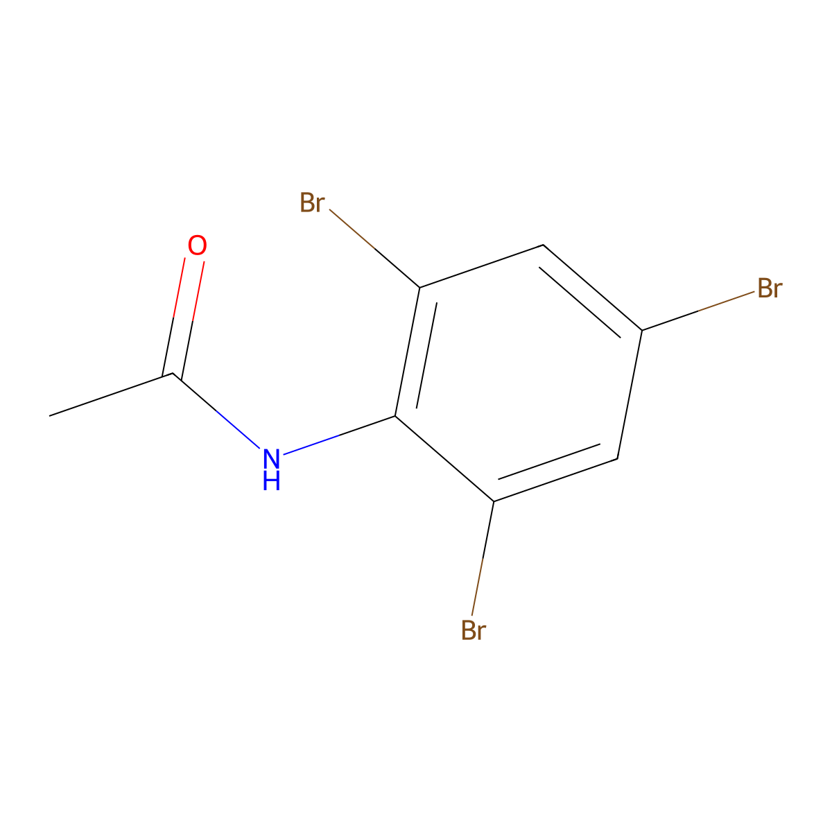 N-(2,4,6-Tribromophenyl)acetamide molecular structure, CAS 607-93-2