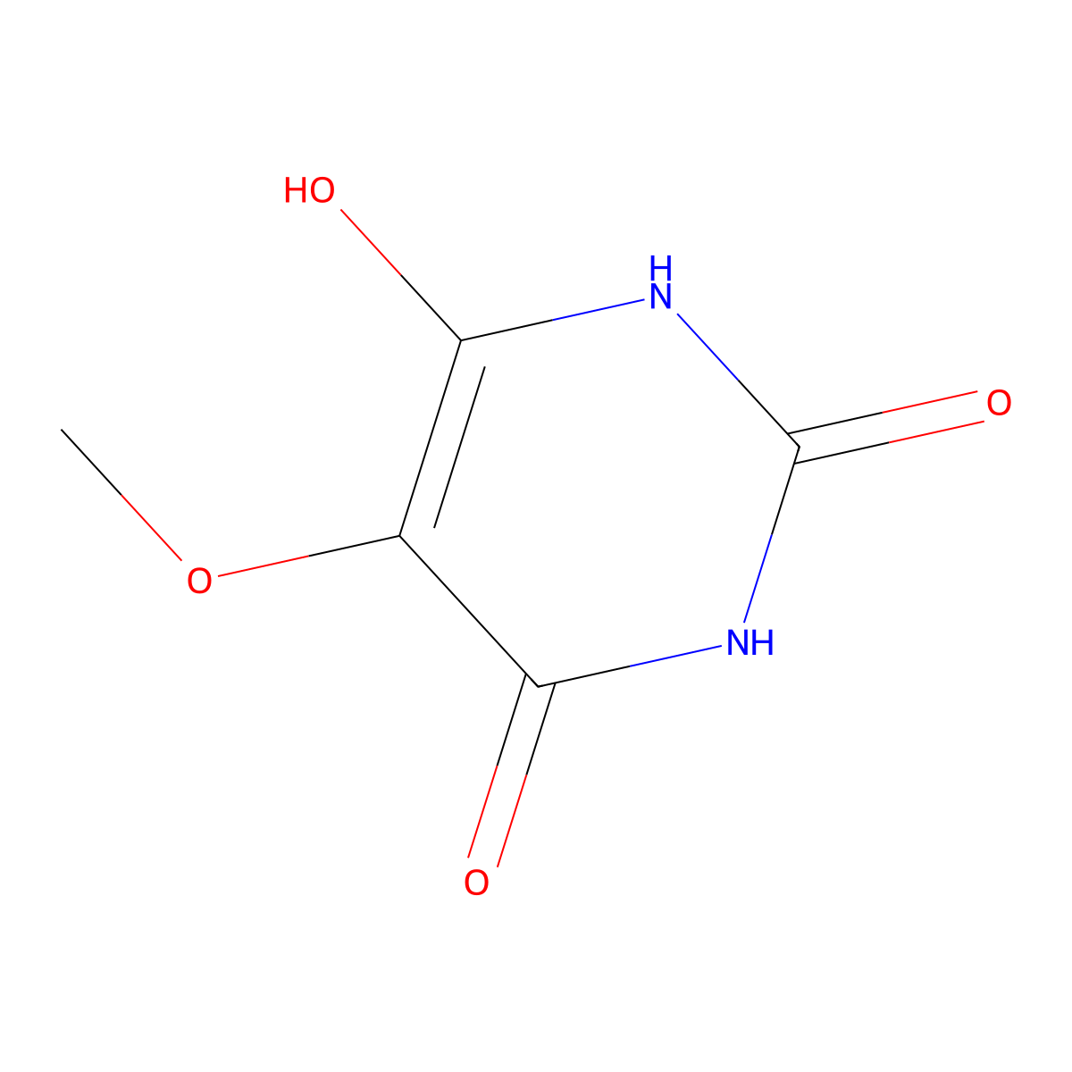5-Methoxypyrimidine-2,4,6-triol molecular structure, CAS 60703-43-7
