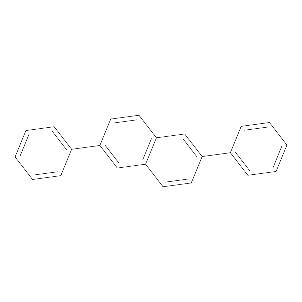 2,6-Diphenylnaphthalene molecular structure, CAS 60706-24-3