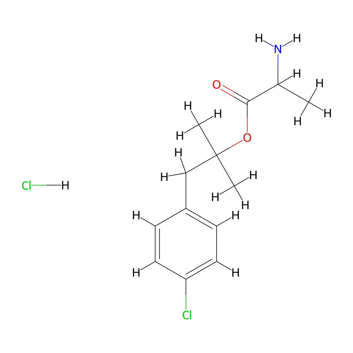 Alaproclate hydrochloride molecular structure, CAS 60719-83-7