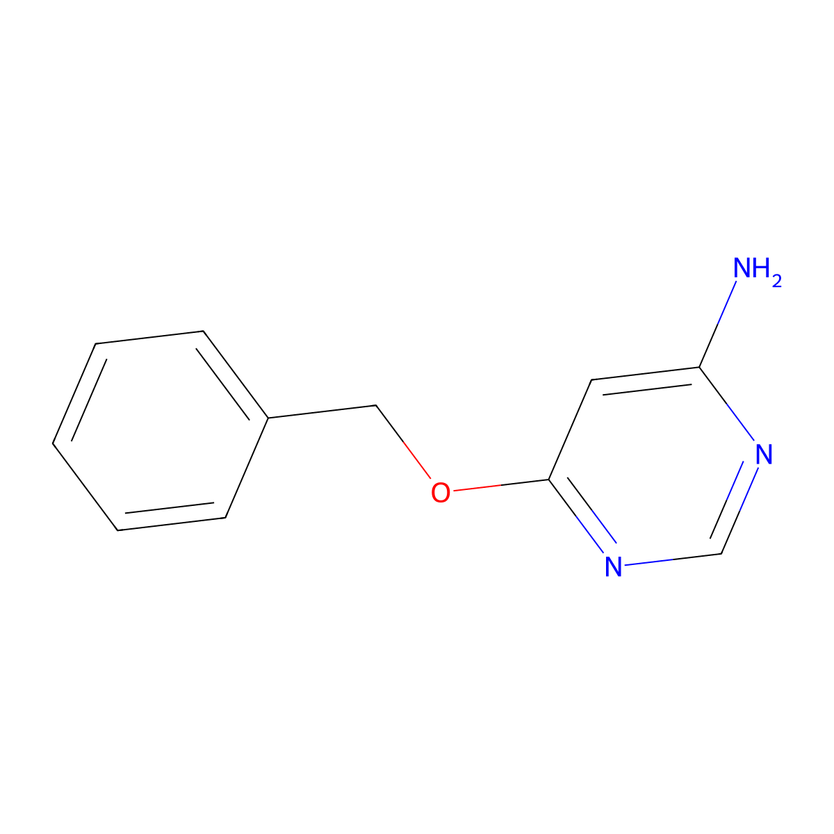 6-(Benzyloxy)pyrimidin-4-amine molecular structure, CAS 60722-75-0