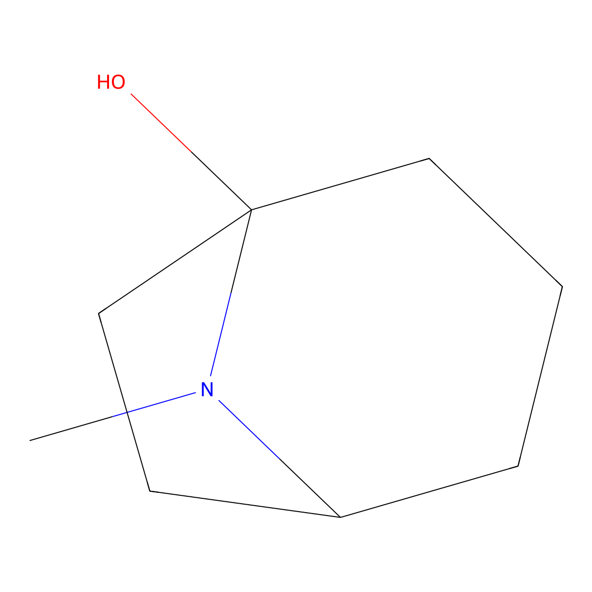 Physoperuvine molecular structure, CAS 60723-27-5