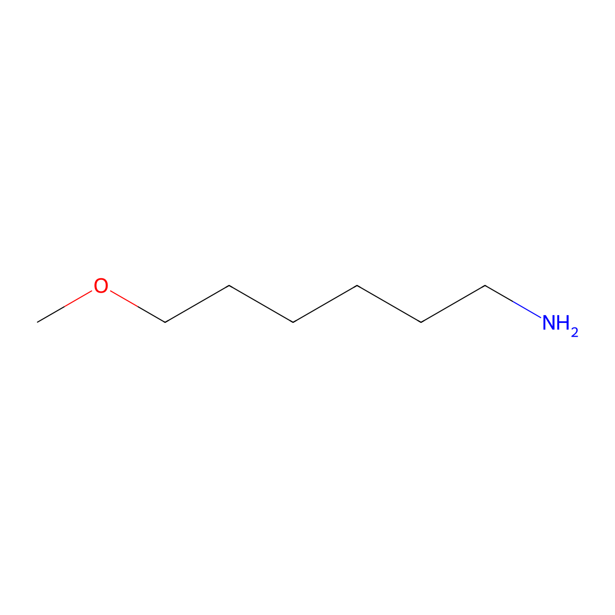 6-Methoxyhexan-1-amine molecular structure, CAS 60730-30-5