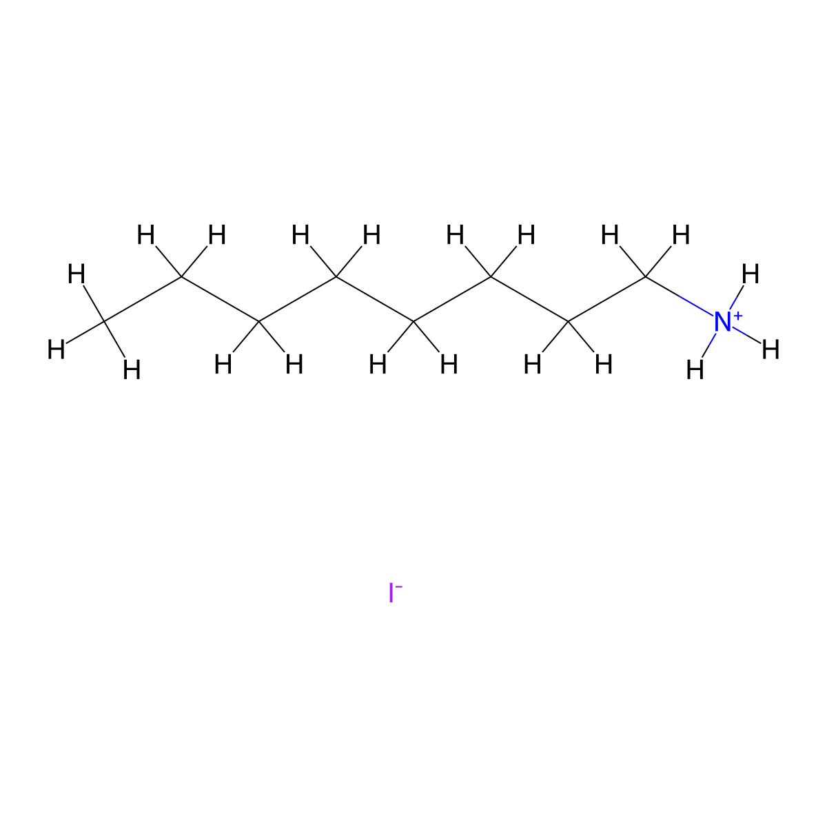 n-Octylammonium Iodide molecular structure, CAS 60734-63-6