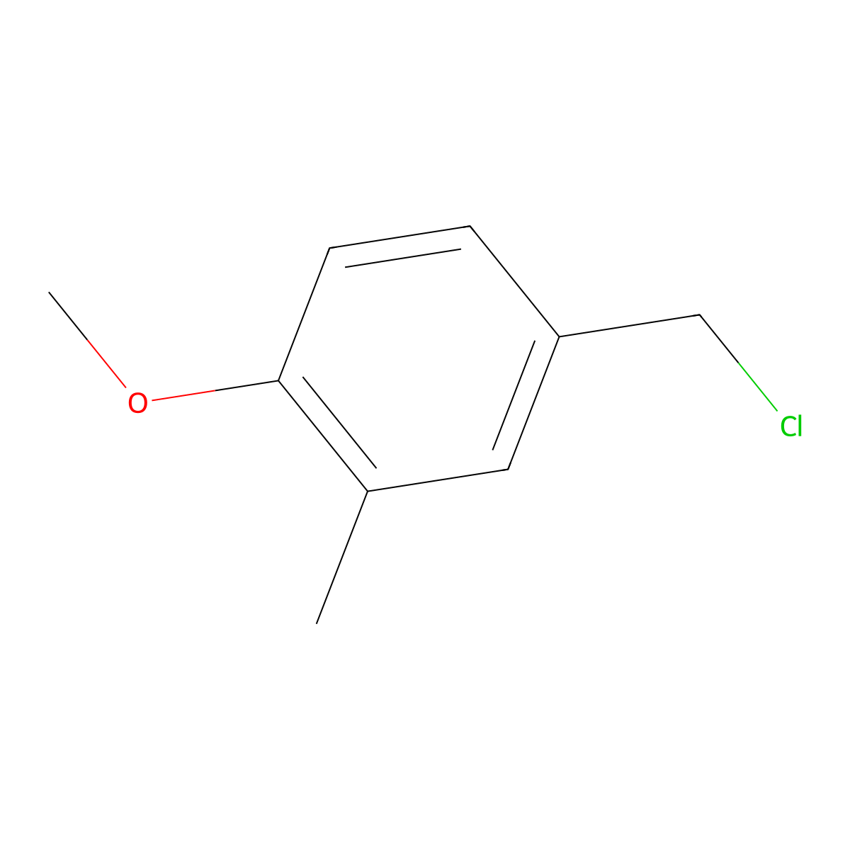 4-Methoxy-3-methylbenzyl chloride molecular structure, CAS 60736-71-2