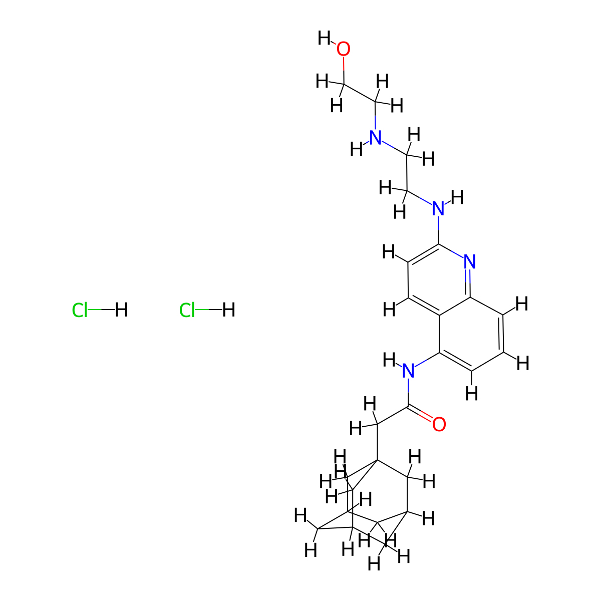 AZ 10606120 Dihydrochloride molecular structure, CAS 607378-18-7