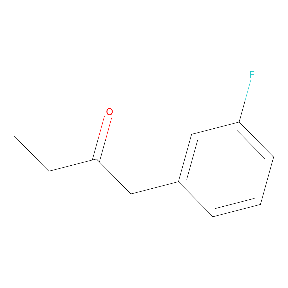 1-(3-Fluorophenyl)butan-2-one molecular structure, CAS 607391-64-0