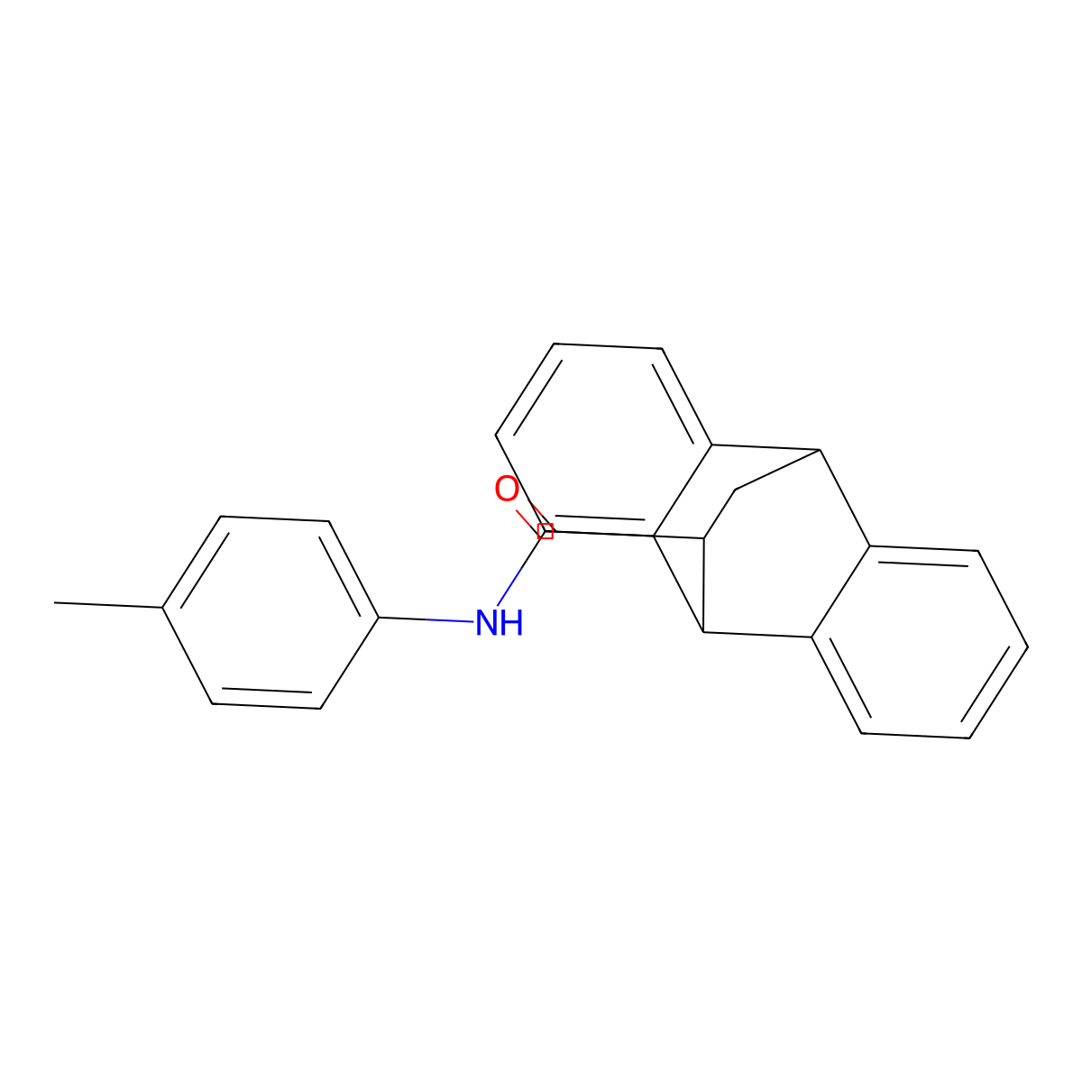 N-(4-Methylphenyl)tetracyclo[6.6.2.0~2,7~.0~9,14~]hexadeca-2,4,6,9,11,13-hexaene-15-carboxamide molecular structure, CAS 6075-28-1