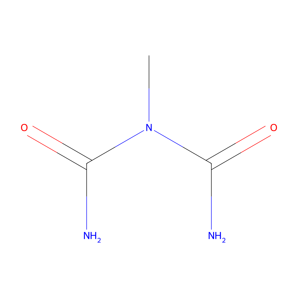 1-[Carbamoyl(methyl)amino]formamide molecular structure, CAS 60754-31-6