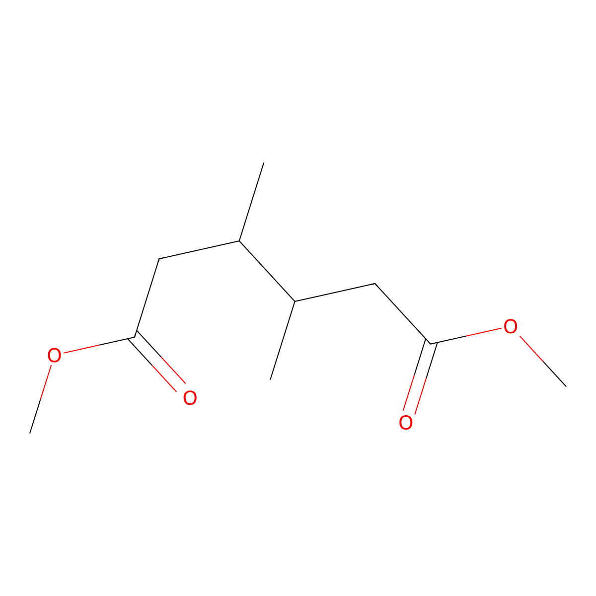 (3R,4S)-Dimethyl 3,4-dimethylhexanedioate molecular structure, CAS 6076-81-9